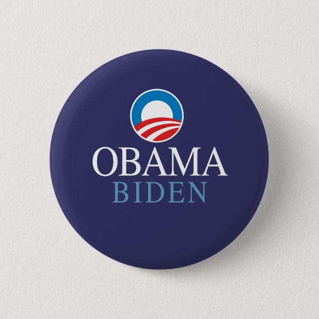 Obama Biden Pinback Button (Front)