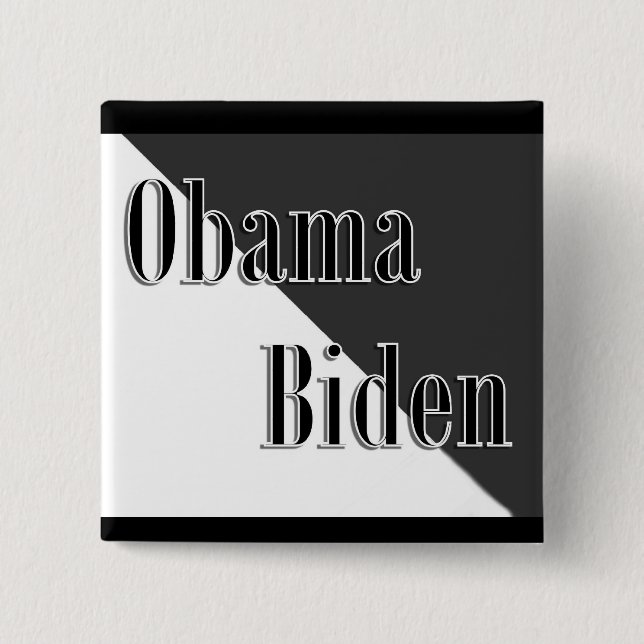 Obama Biden Pinback Button (Front)