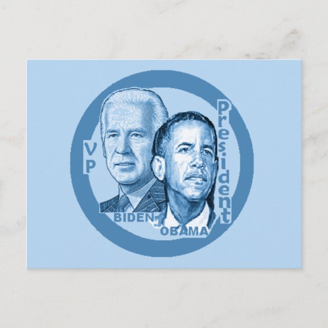Obama Biden Postcard (Front)