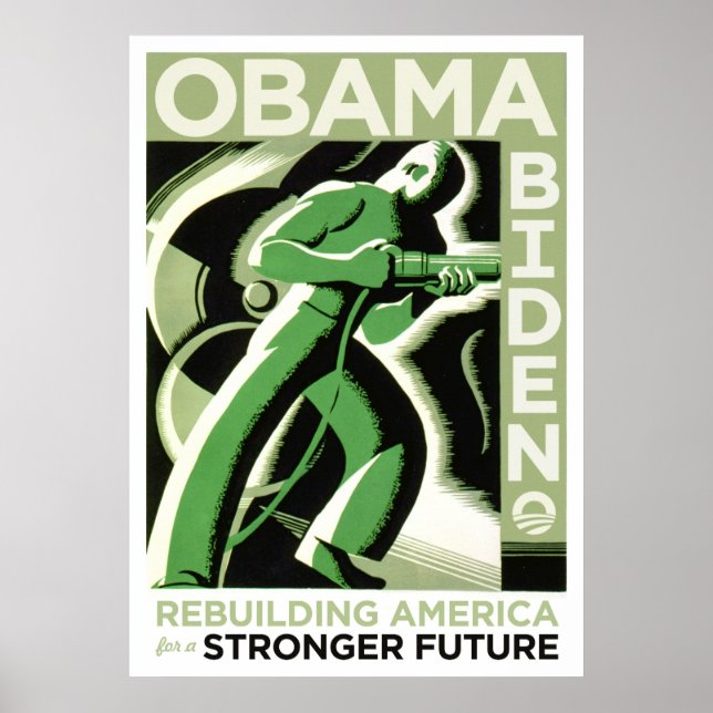 Obama / Biden: Rebuilding America Poster (Front)