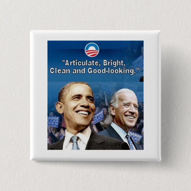 Obama / Biden Square Button (Front)