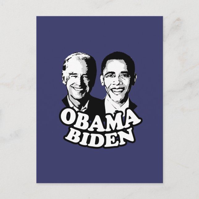 Obama Biden T-shirt Postcard (Front)