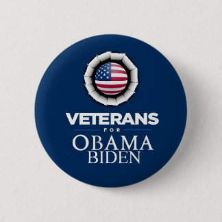 Obama Biden VETERANS Button