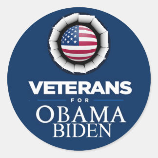 Obama Biden VETERANS Sticker