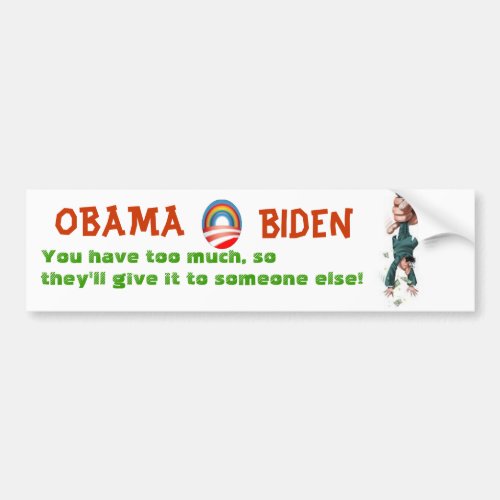 OBAMA   BIDEN will tax you into poverty Bumper Sticker