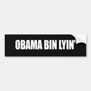 OBAMA BIN LYIN' BUMPER STICKER