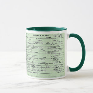 Obama birth certificate mug