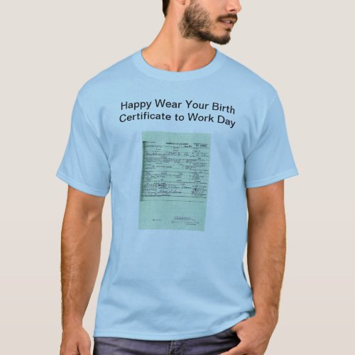 Obama Birth Certificate Shirt