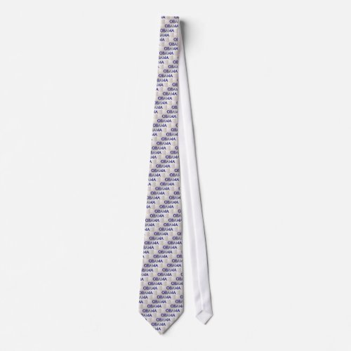 Obama Blue and Silver Inaugural Tie