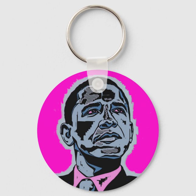 Obama Blue Keychain (Front)