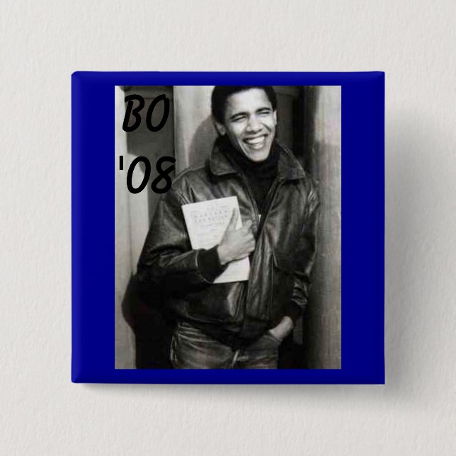 obama, BO'08 Pinback Button (Front)