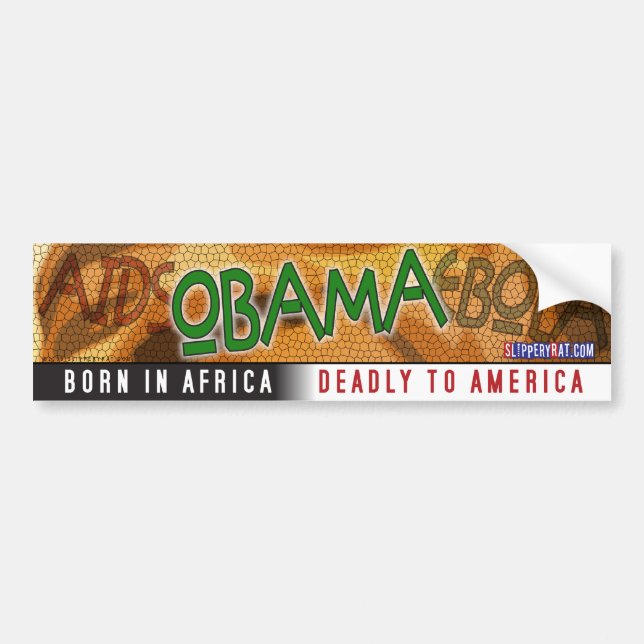 Obama "Born in Africa" Bumper Sticker (Front)