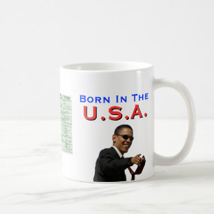 Obama: Born In The U.S.A. Coffee Mug