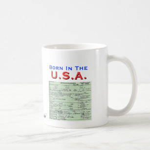 Obama: Born In The U.S.A. Coffee Mug