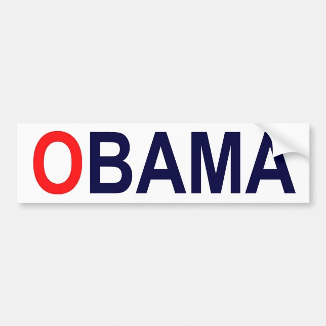 OBAMA Bumper Sticker (Front)