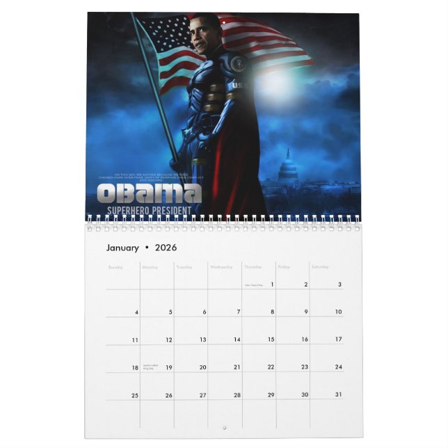 OBAMA CALENDAR (Jan 2026)