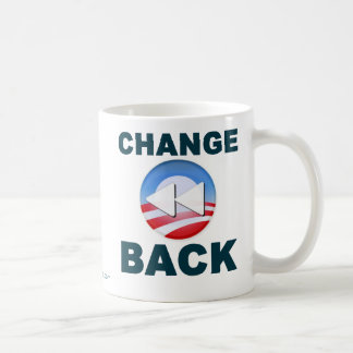 Obama:  Change Back Coffee Mug