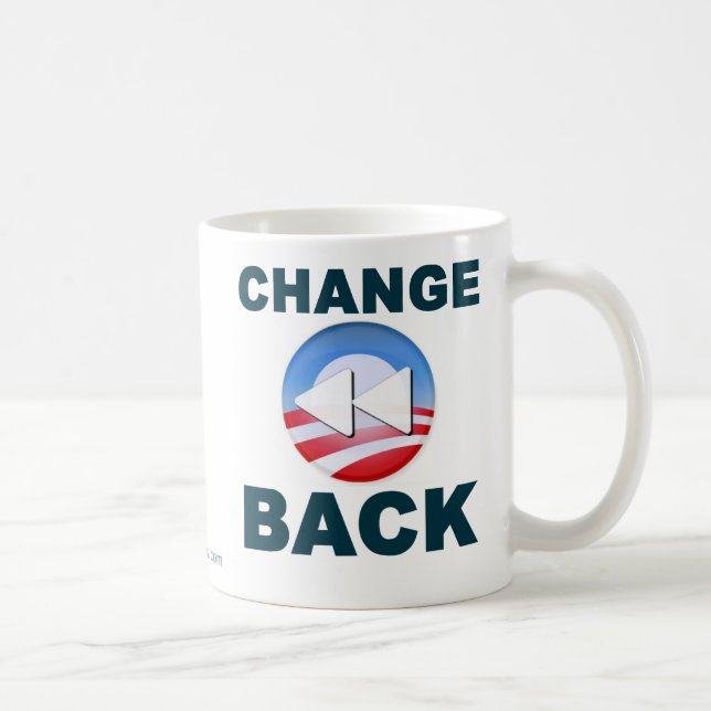 Obama:  Change Back Coffee Mug (Right)