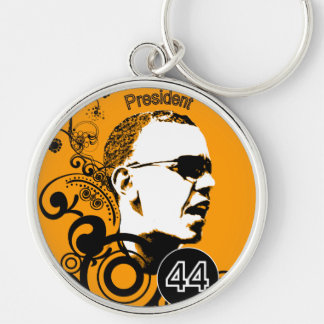 Obama Change BackGround Color Keychain