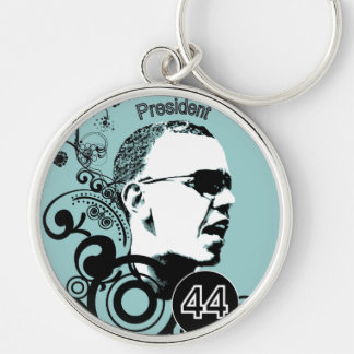 Obama Change BackGround Color Keychain