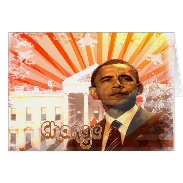 Obama Change Cards (Front Horizontal)