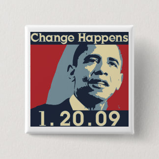 Obama Change Happens Button