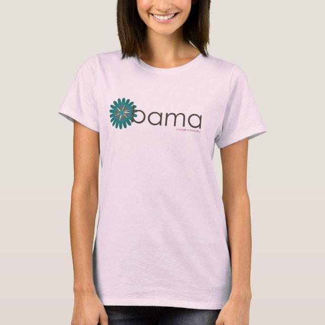 Obama Change is Beautiful T-Shirt (Front)