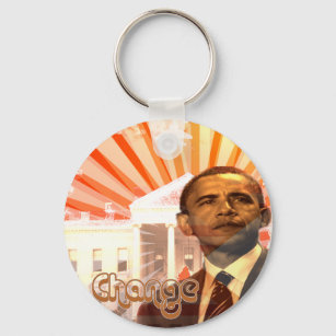 Obama Change Keychain