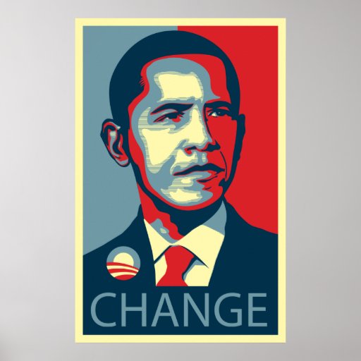 Obama Change Poster | Zazzle