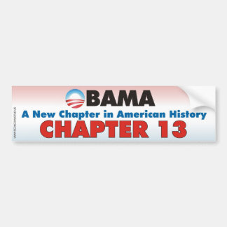Obama - Chapter 13 Bumper Sticker