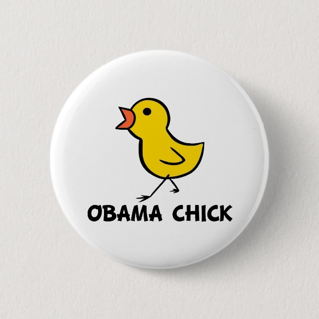 Obama Chick Button (Front)