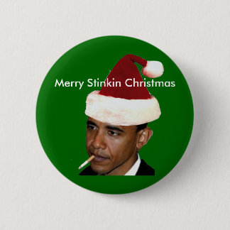 Obama Christmas Button(t shirt bumper anti obama) Pinback Button