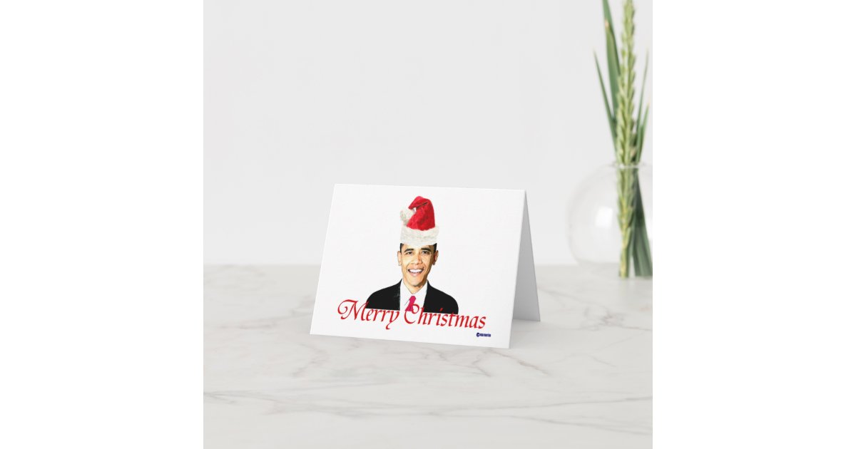 Obama Christmas Card Zazzle