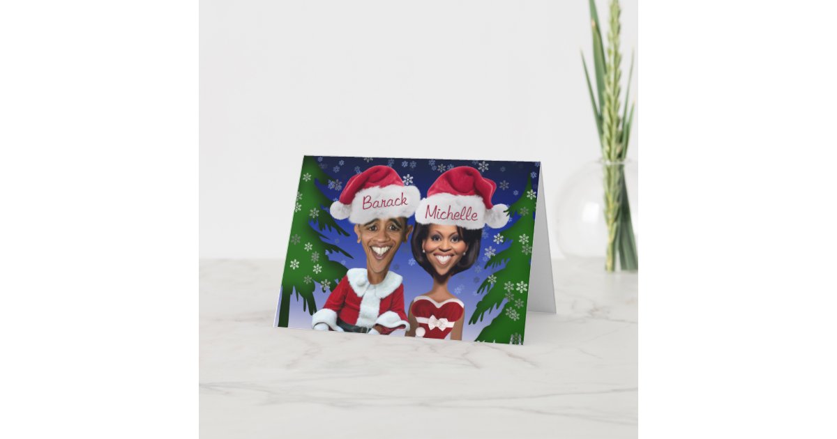 Obama Christmas Card Zazzle