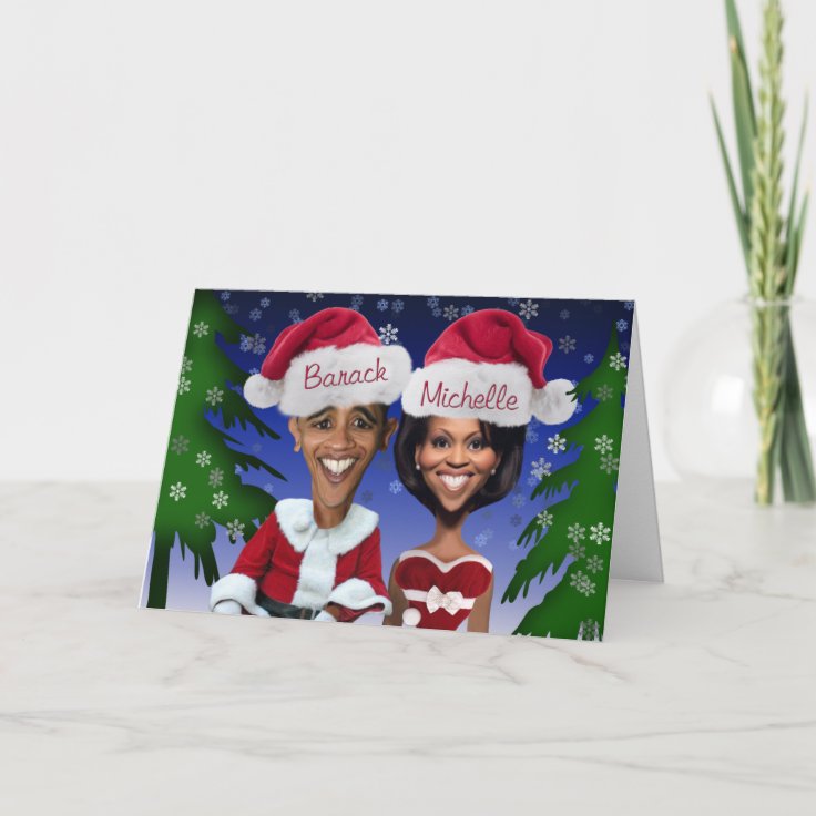 Obama Christmas Card Zazzle