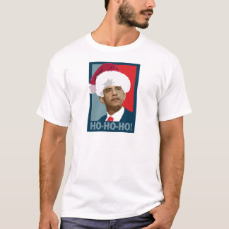 Obama Christmas Ho Ho Ho T-Shirt