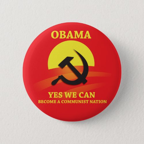Obama Communist Button