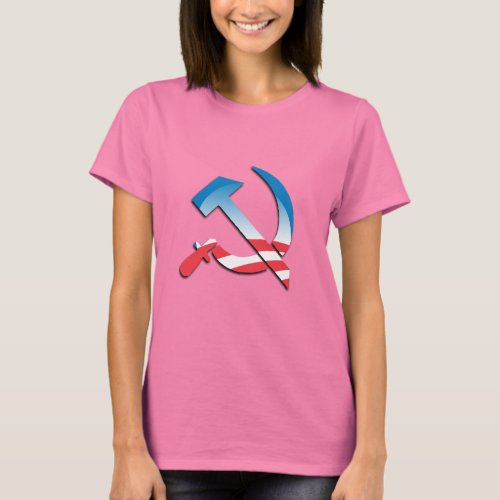 Obama Communist Symbol T_Shirt