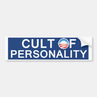 Obama Cult of Personality Bumper Sticker
