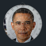 Obama Dartboard<br><div class="desc">Perfect gift for the conservative in your life . . . Obama dartboard with a perfectly placed bullseye.</div>