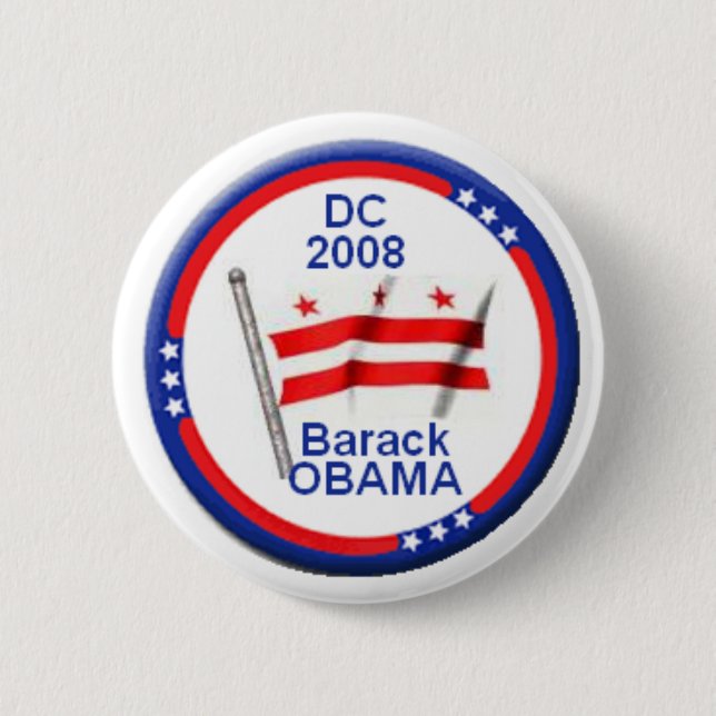Obama DC Button (Front)
