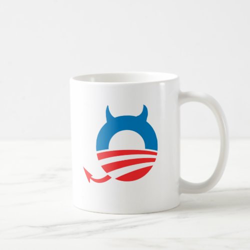 Obama Devil blue _ Copypng Coffee Mug
