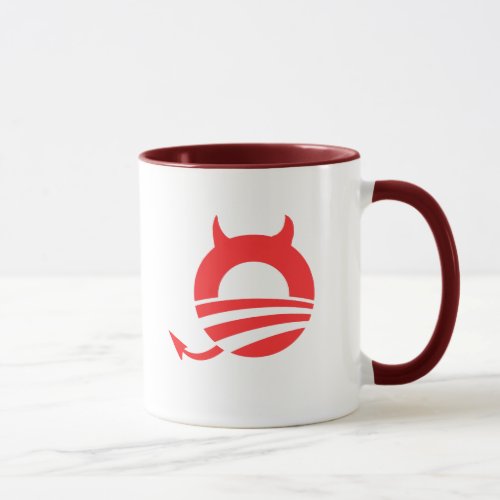 Obama devil mug