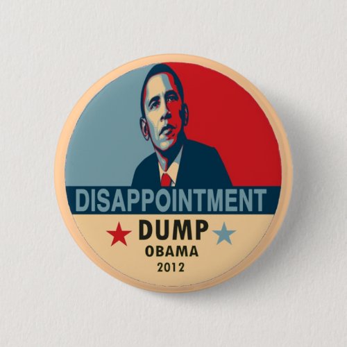 Obama Disappointment Pinback Button