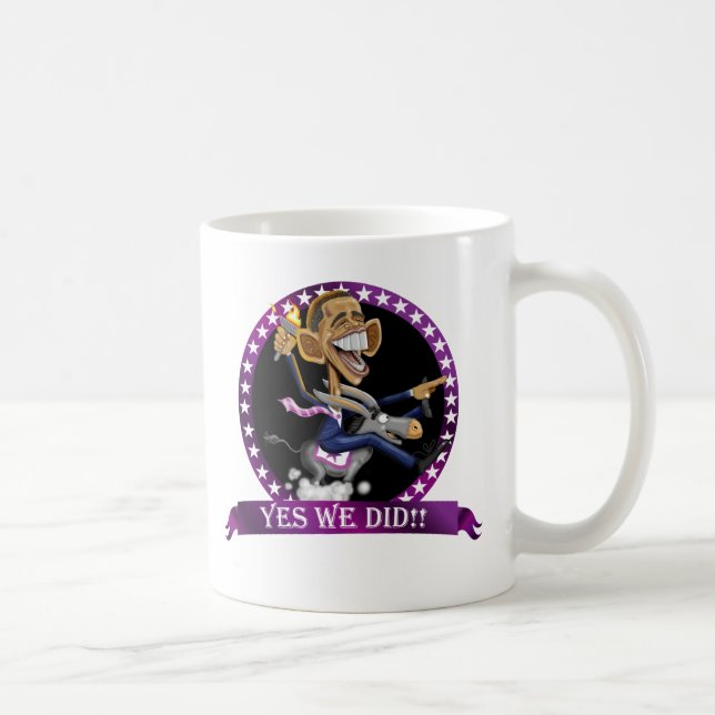 obama-donkey coffee mug (Right)