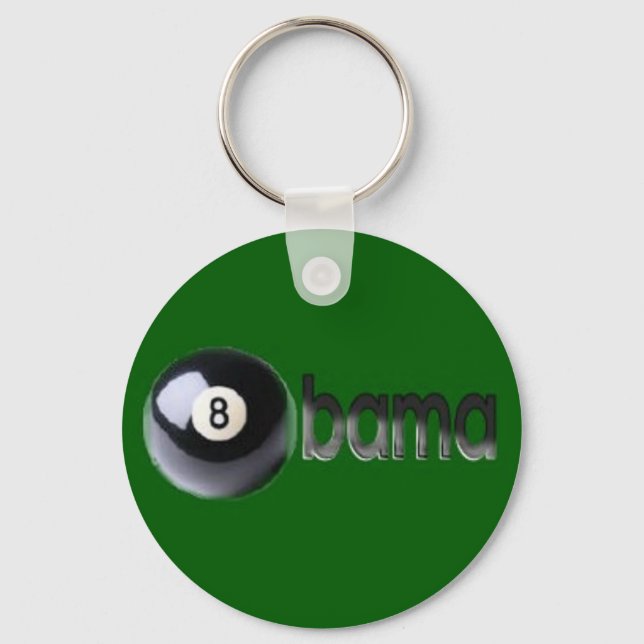 Obama Eight Ball Keychain (Front)