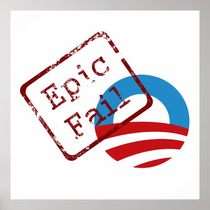 Obama Epic Fail Poster
