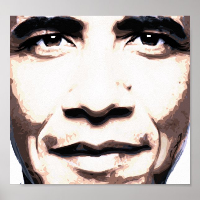 Obama Face of the Future Poster (Front)