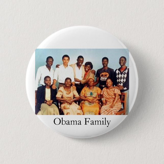 Obama Family Button (Front)
