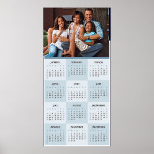 OBAMA FAMILY CALENDAR 2010 POSTER